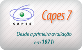 Logo CAPES avaliação 7 — Capes 7 desde a primeira avaliação em 1971